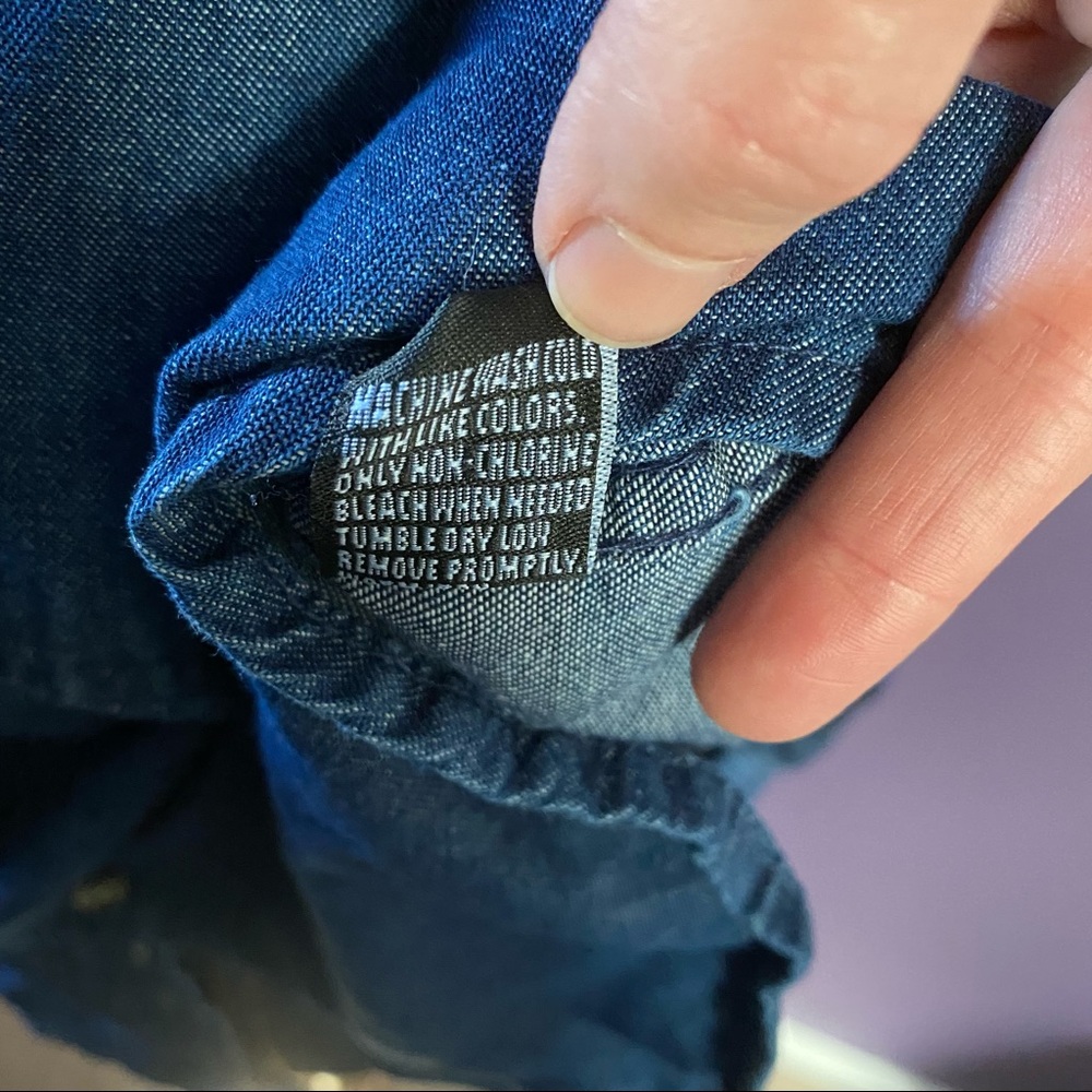 Deep Eddy Vodka Denim Buttoned Down Shirt NWT - Picture 11 of 11